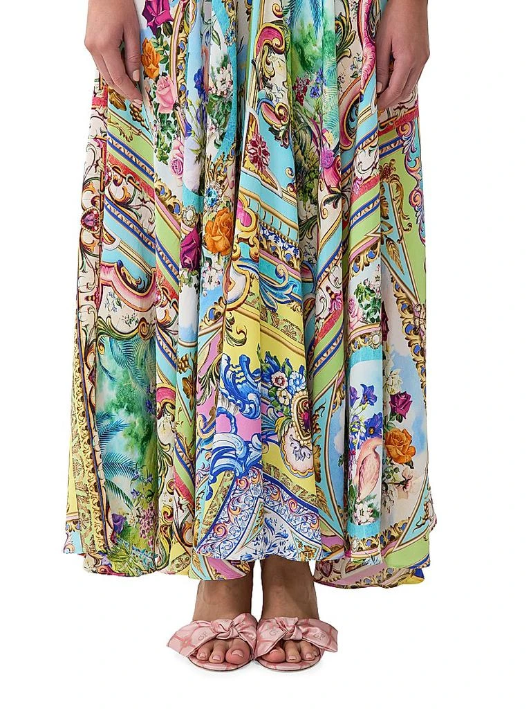 Shop Spirit of Santa Maria Tie-Front Silk Maxi Dress on Sale at BeyondStyle   Get 50% Off Spirit of Santa Maria Tie-Front Silk Maxi Dress with  Limited-Time Flash Deals, Exclusive Discounts, and