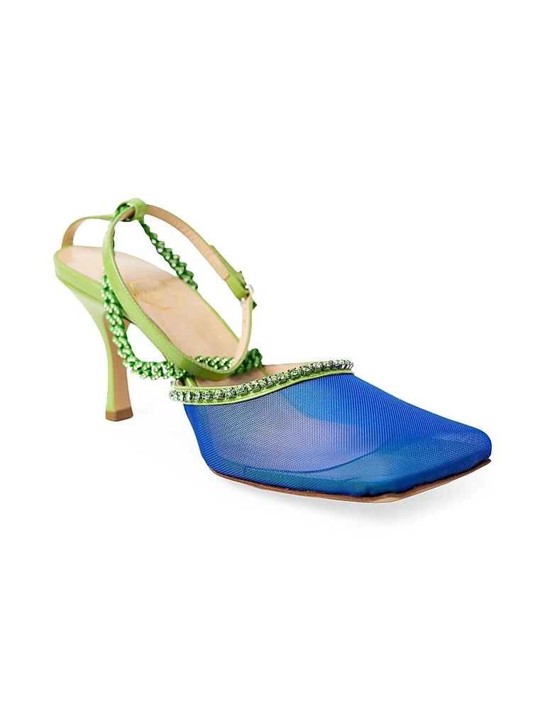 Nalebe Stellar Crystal-Embellished Ankle-Strap Pumps 3