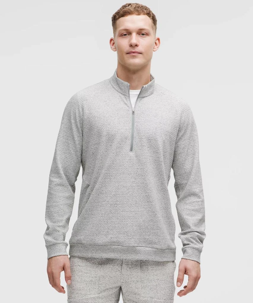 lululemon Textured Double-Knit Cotton Half Zip 3