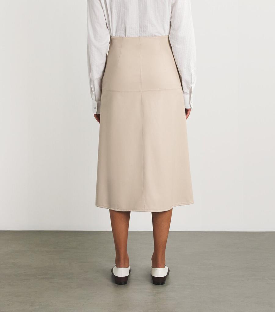 Max Mara Coated Jersey Scilli Midi Skirt - Dresses & Skirts