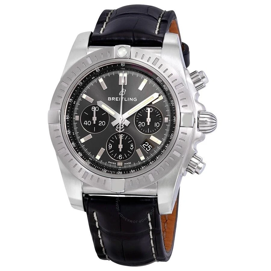 BREITLING Chronomat Chronograph Automatic Blackeye Gray Men's Watch AB0115101F1P1 1