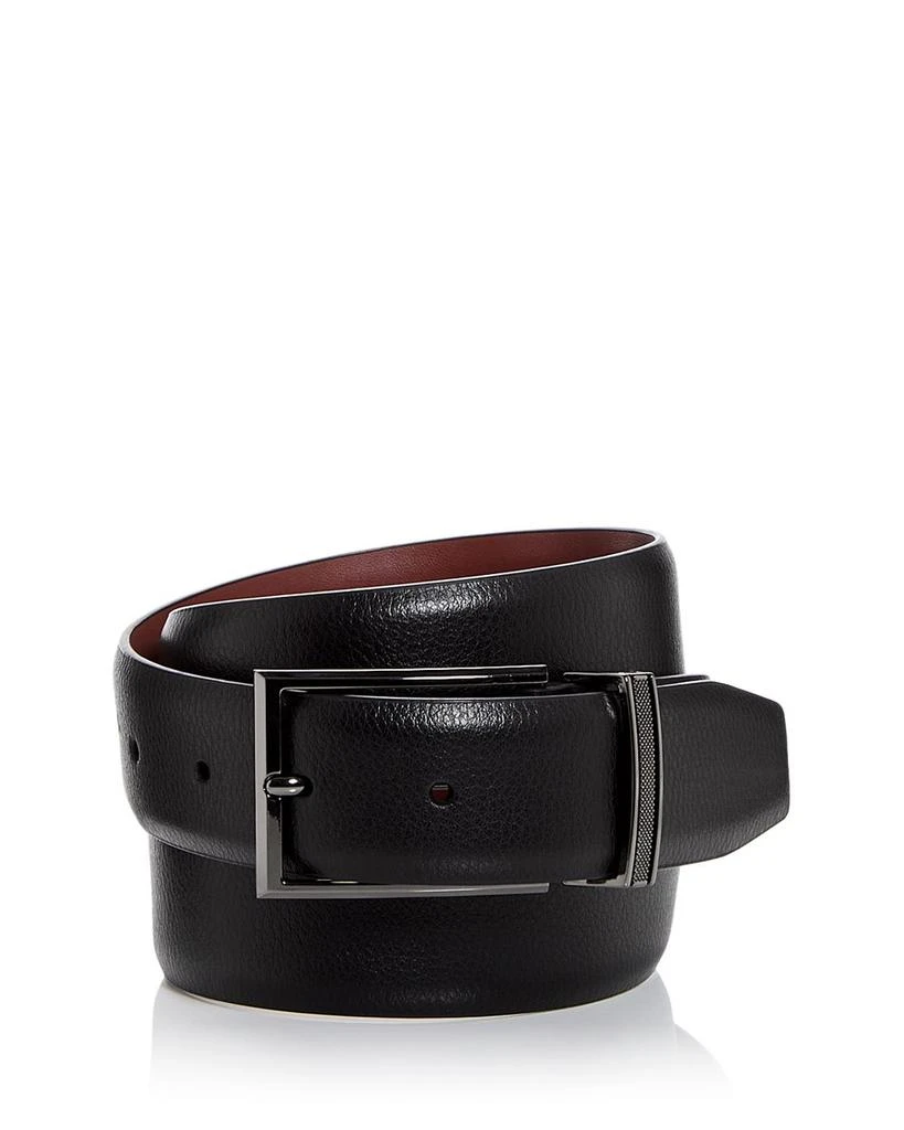 The Men
s Store at Bloomingdale
s Men
s Iron Man Leather Belt - Exclusive 1