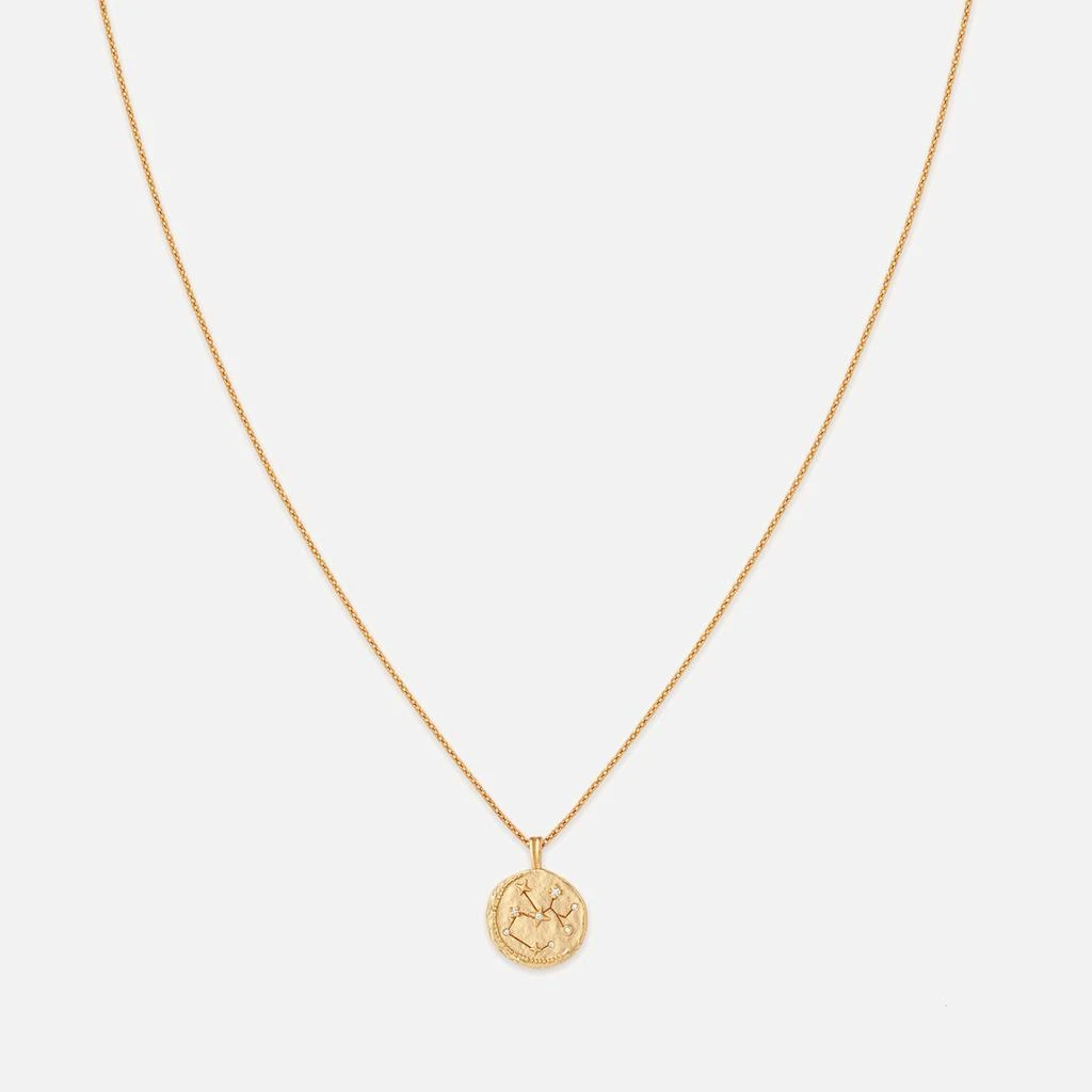 ASTRID & MIYU Sagittarius Zodiac 18-Karat Gold-Plated Necklace 1