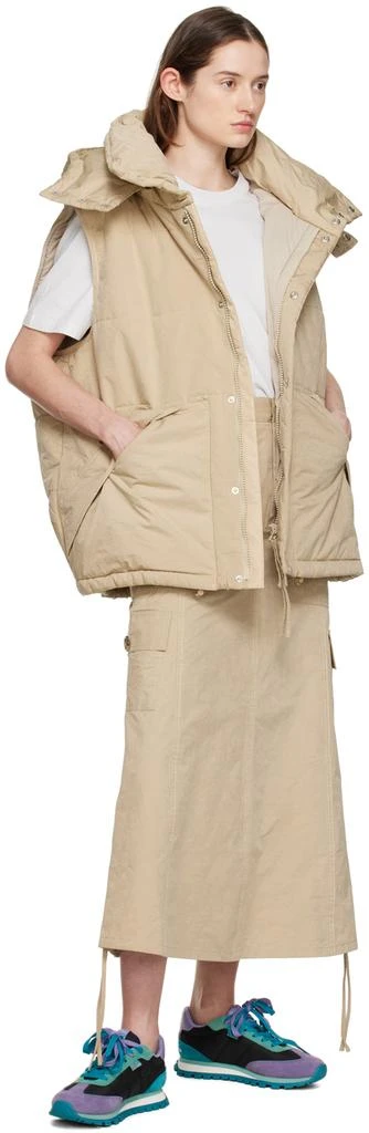 Marc Jacobs Beige Oversized Puffer Vest 4