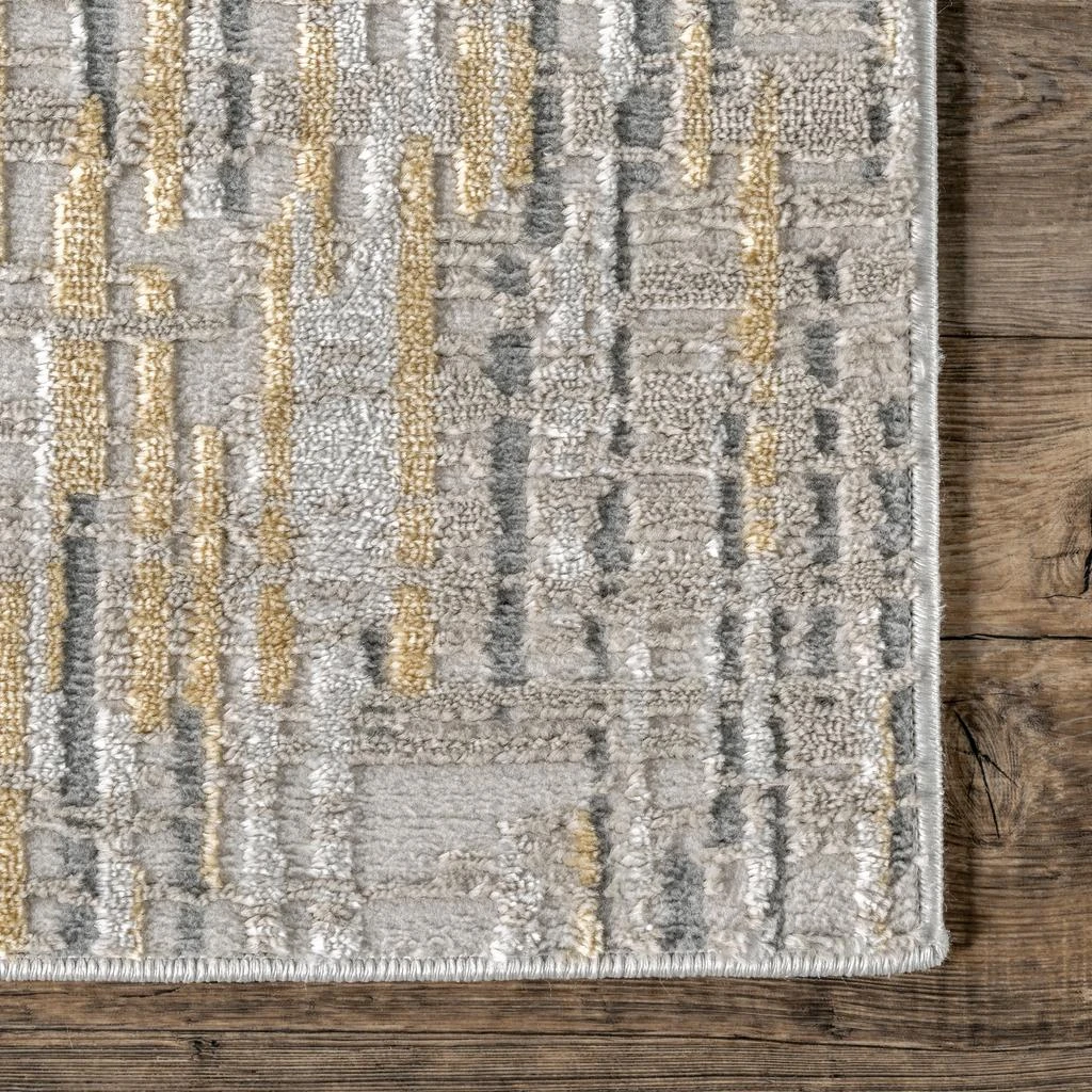 nuLOOM Emersyn Contemporary Textured Abstract Crosshatch Area Rug 5