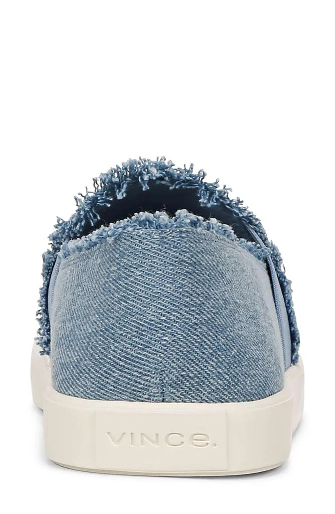 Vince Preston Frayed Denim Slip-On Sneaker 4