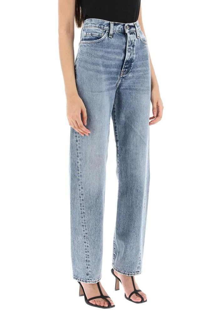 TOTEME twisted seam straight jeans 2