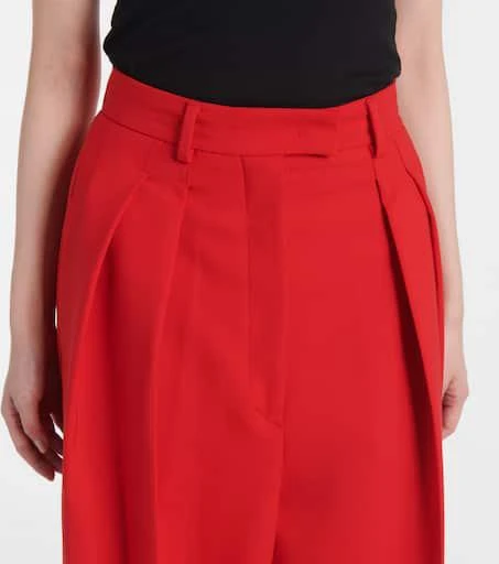 Max Mara Abadan wool-blend canvas wide-leg pants 4