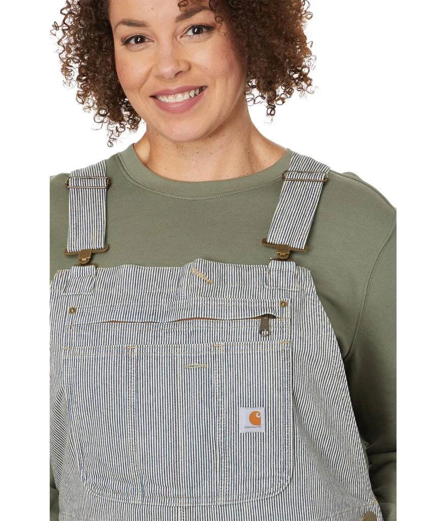 Carhartt Relaxed Fit Denim Striped Bib Overall 3