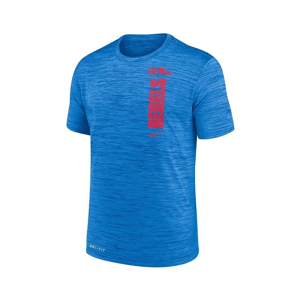 NIKE Men's Powder Blue Ole Miss Rebels 2024&nbsp;Sideline Velocity Legend Performance T-Shirt 3