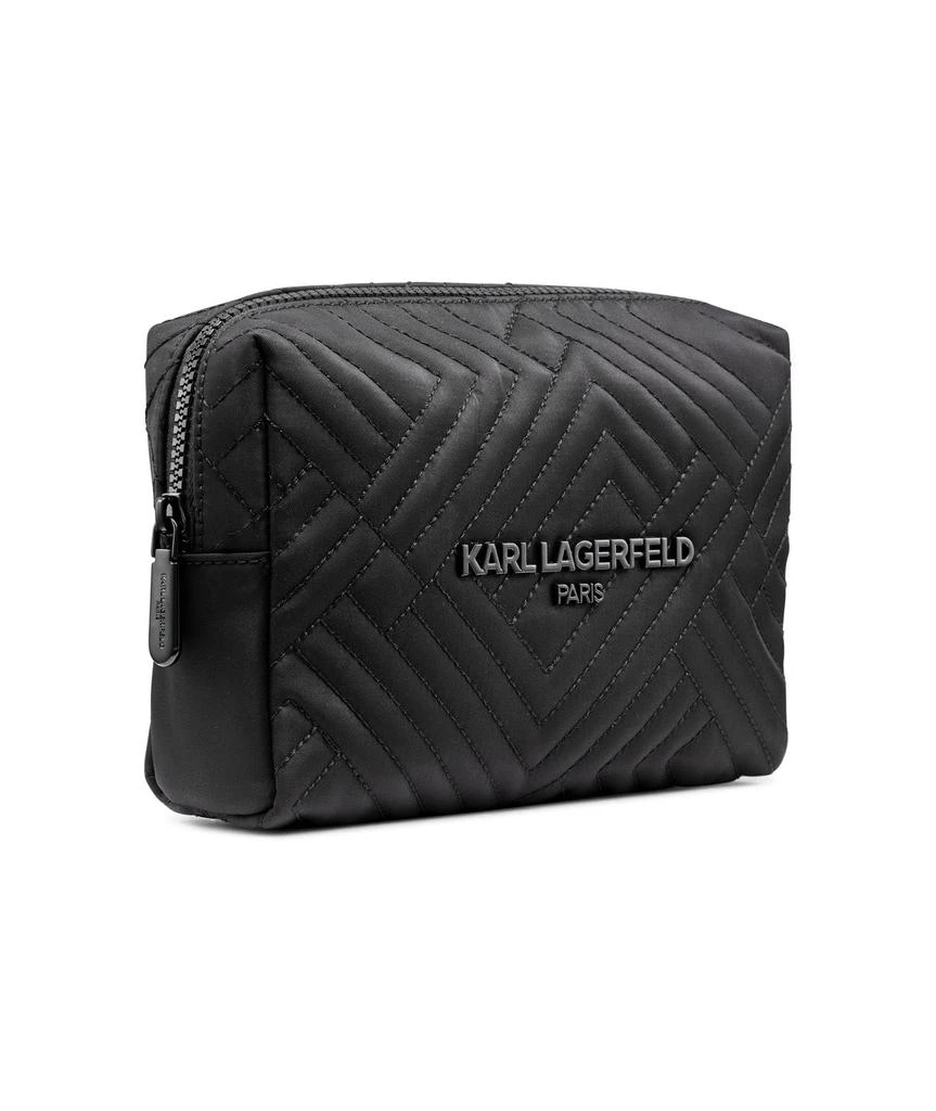 Karl Lagerfeld Paris COSMETIC CASE QUILTED NYLON 5