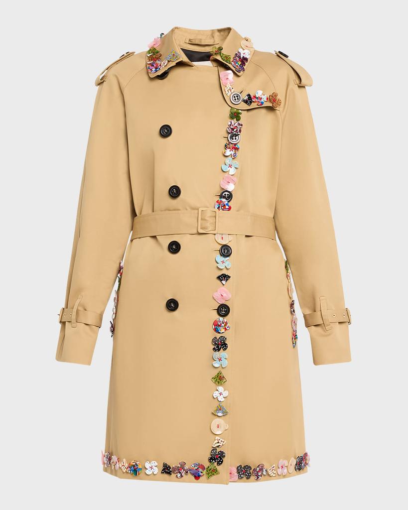 Libertine Button Town Belted Trench Coat