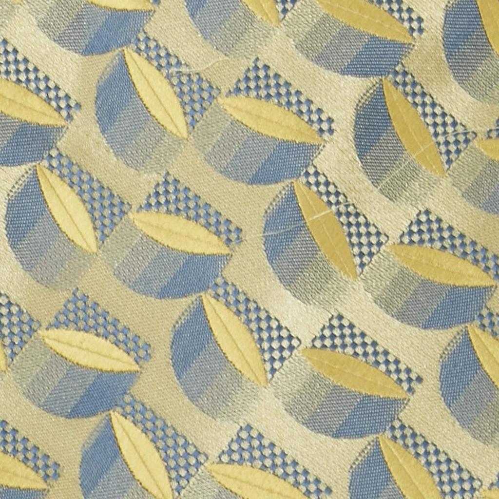 Gianfranco Ferre Gianfranco Ferre Yellow Patterned Silk Traditional Tie 3
