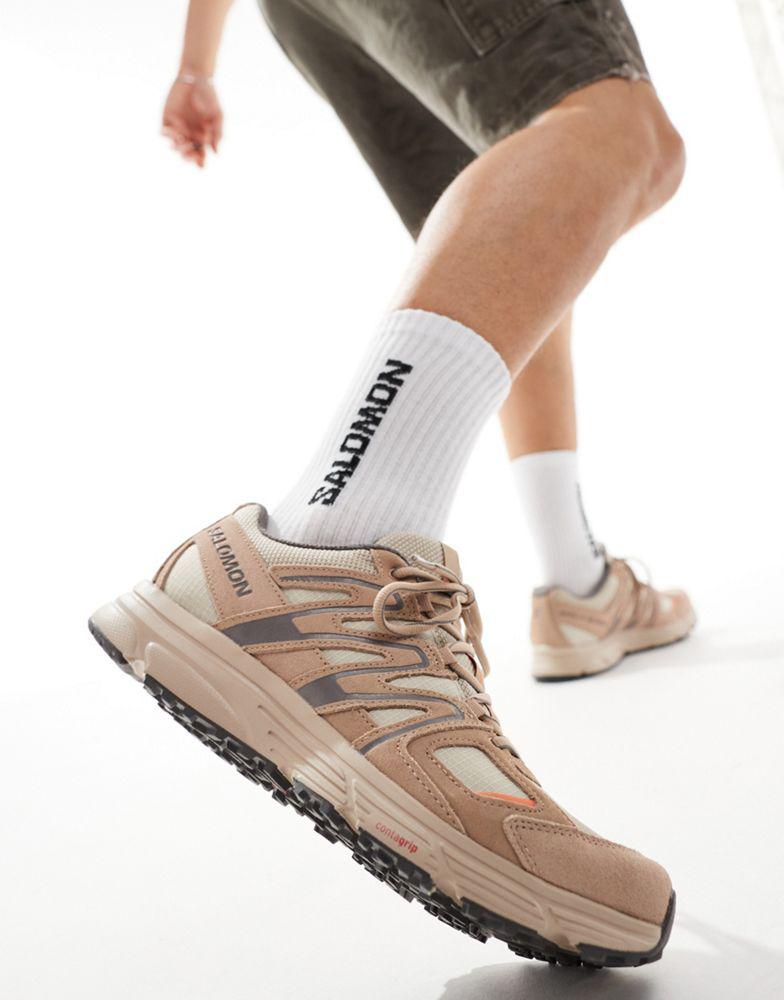 Salomon Salomon XMN-4 suede trainers in cement - Casual