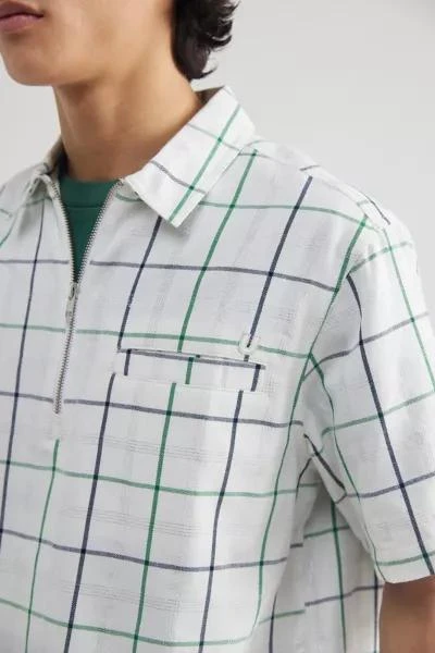Urban Outfitters UO Shimmer Half Zip Popover Shirt 5