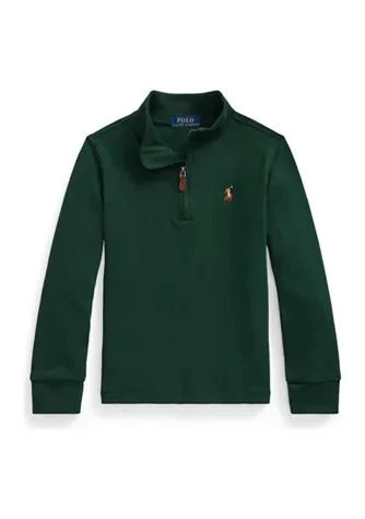 Ralph Lauren Toddler Boys Cotton Interlock 1/4 Zip Pullover 1