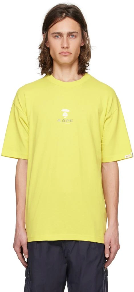 AAPE Yellow Bonded T-Shirt 1