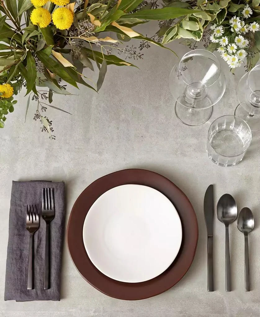 Fortessa Arezzo Brushed Black 5pc Place Setting 3