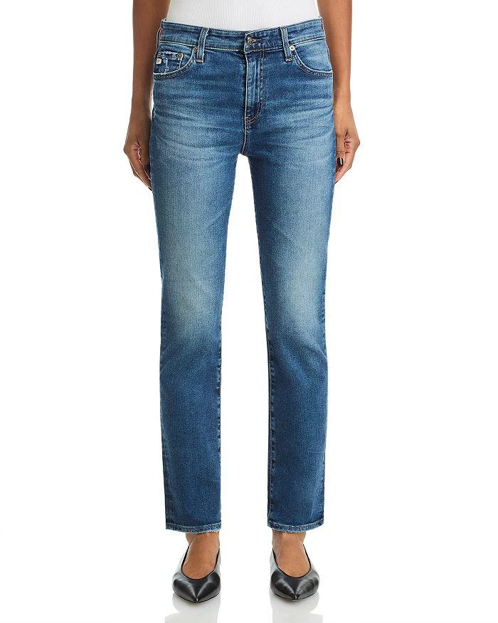 AG Mari Mid Rise Straight Jeans in 14 Years 7
