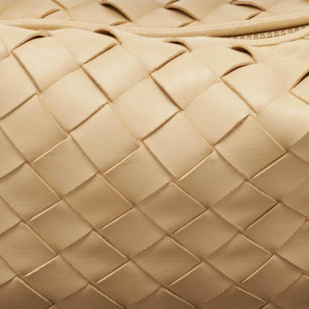 Bottega Veneta Bottega Veneta Beige Intrecciato Suede Mini Jodie Hobo 5