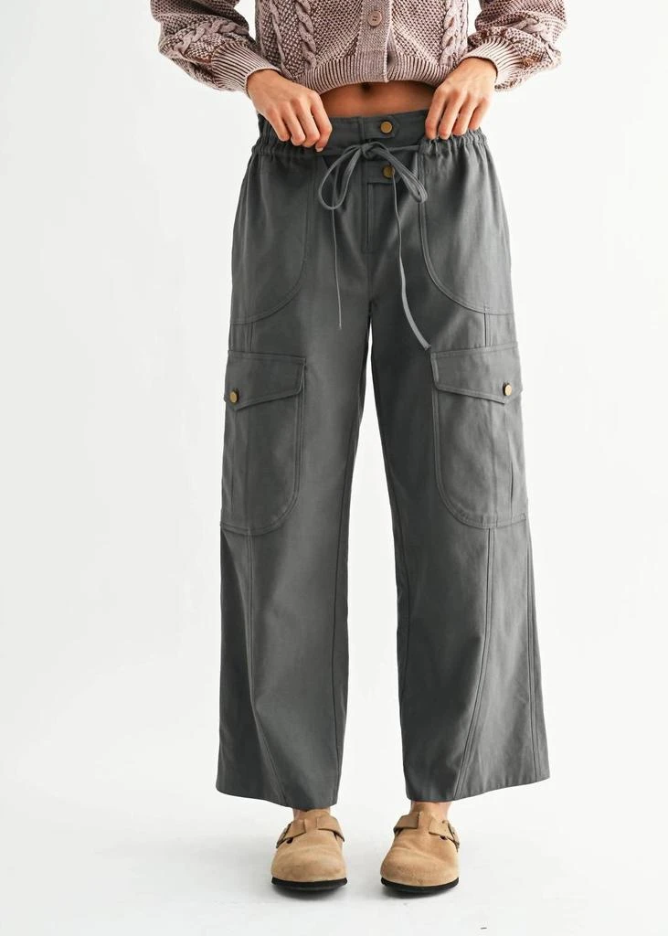 Camellia Camellia - Wide-leg Cargo Utility Trousers 9