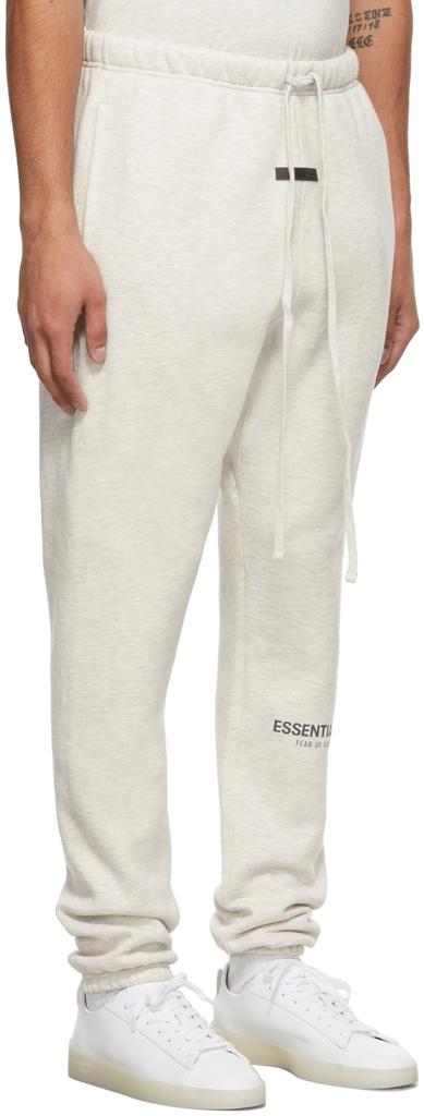 Essentials Off-White Fleece Lounge Pants