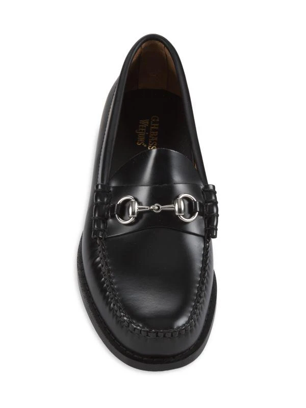 G.H. Bass Lincoln Leather Bit Loafers 5