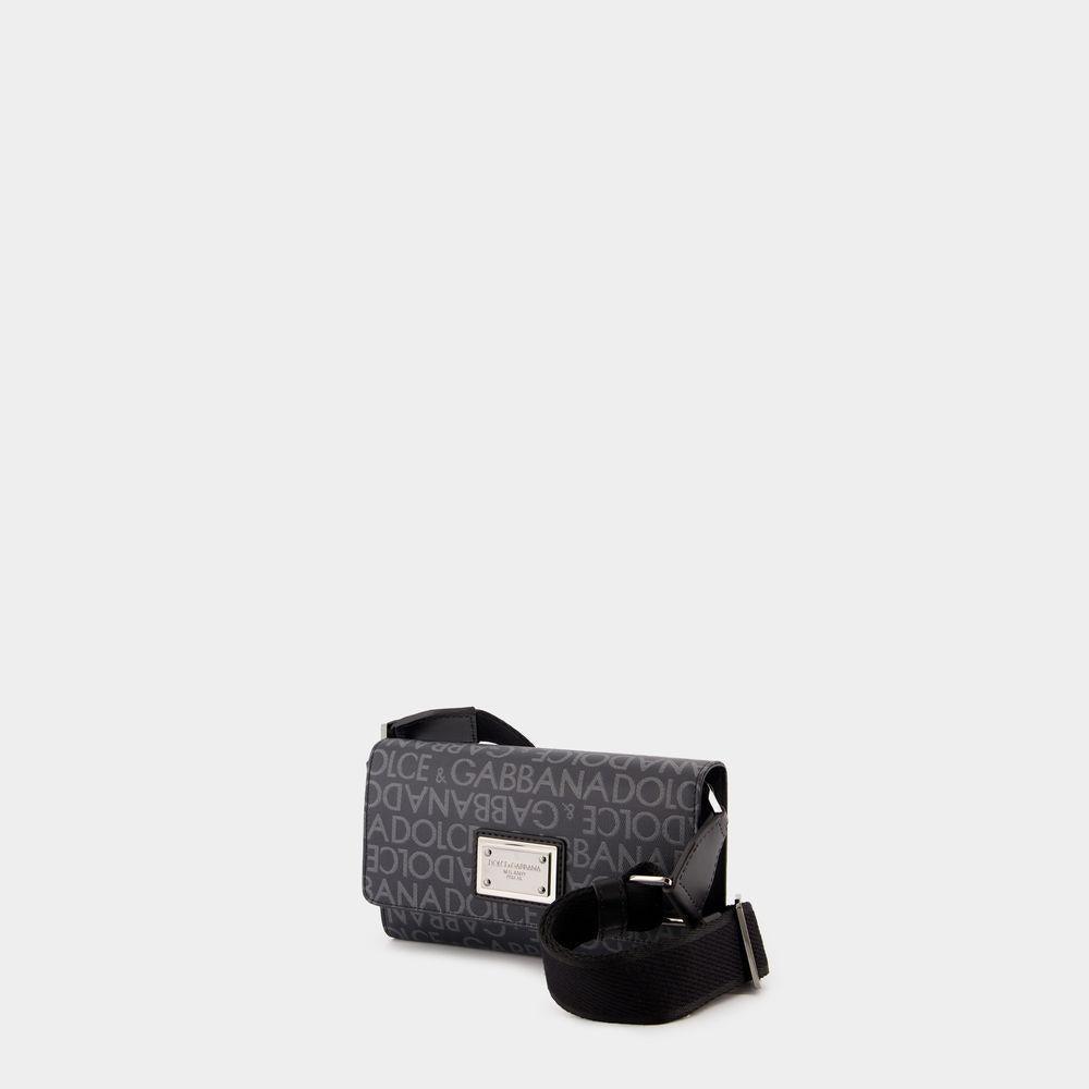 ショルダーバッグ Dolce & Gabbana Coated jacquard crossbody bag Dolce & Gabbana Dolce & Gabbana Coated Jacquard Crossbody