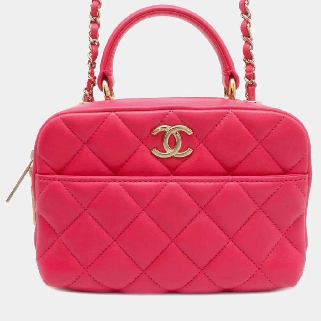 Chanel Chanel Small Lambskin Trendy CC Bowling Bag 1