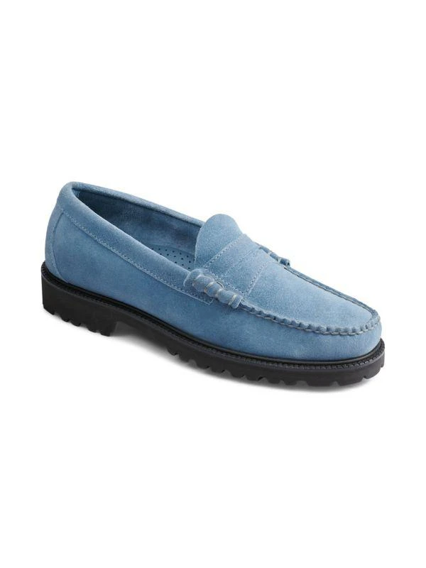 G.H. Bass Larson Suede Lug Sole Penny Loafers 2