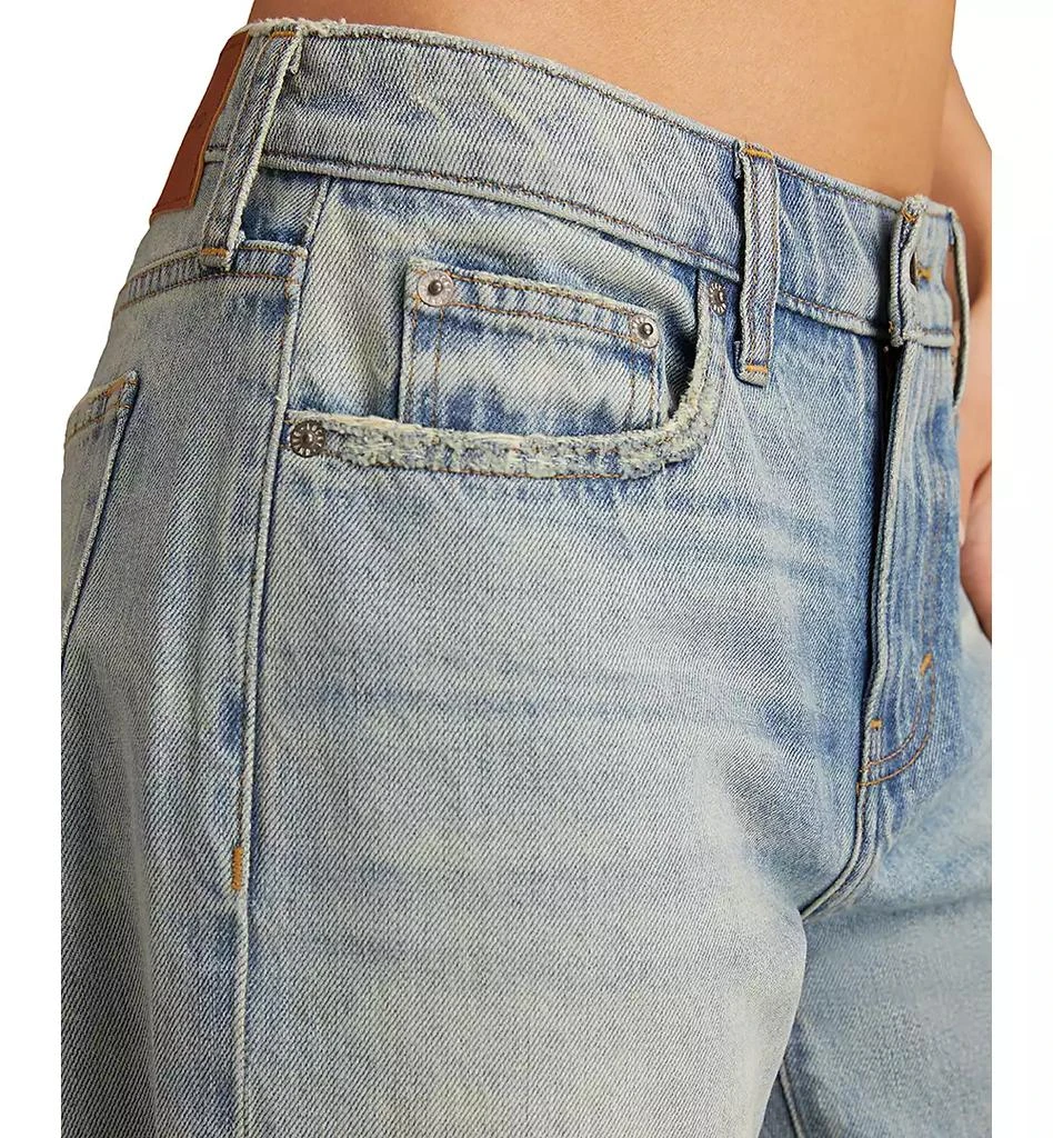 Lucky Brand Women's The Baggy High-Rise Faded Jeans 5