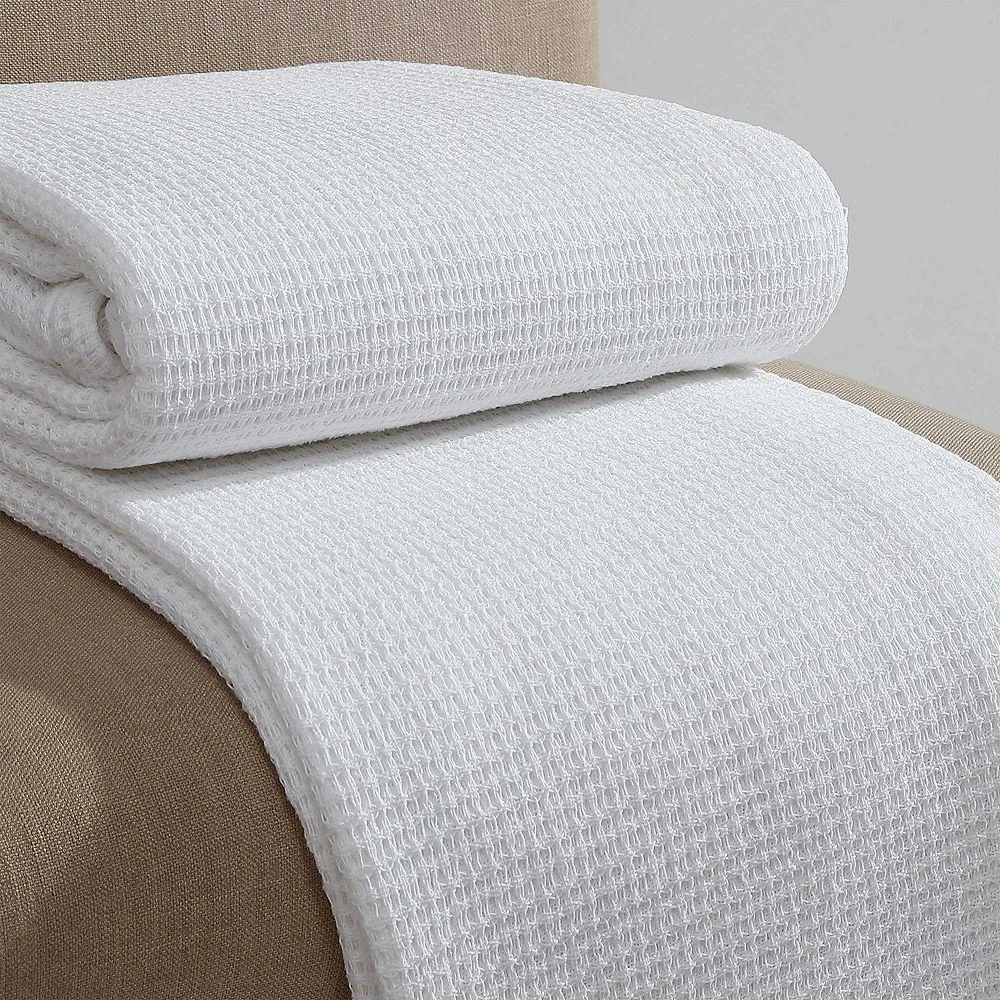 Calvin Klein Honeycomb Cotton Blanket, King 2