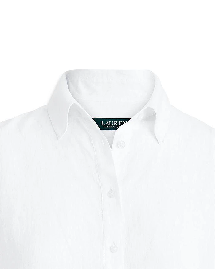 Lauren Ralph Lauren Linen Dolman Sleeve Button Down Shirt 8
