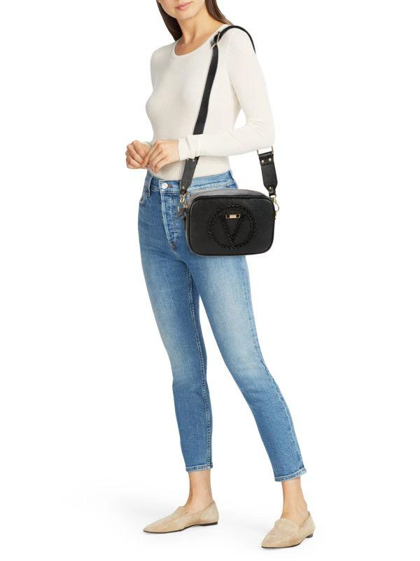 Mario Valentino Mia Leather Crossbody Camera Bag 2