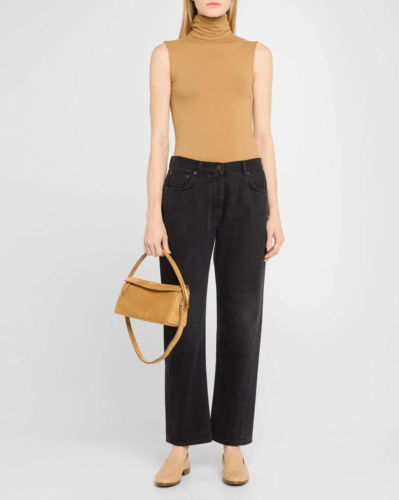 BENEDETTA BRUZZICHES Elif Satin Calf Top-Handle Bag 6