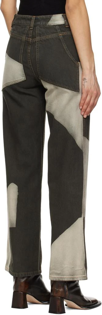 Eckhaus Latta Gray Wide Leg Jeans 3