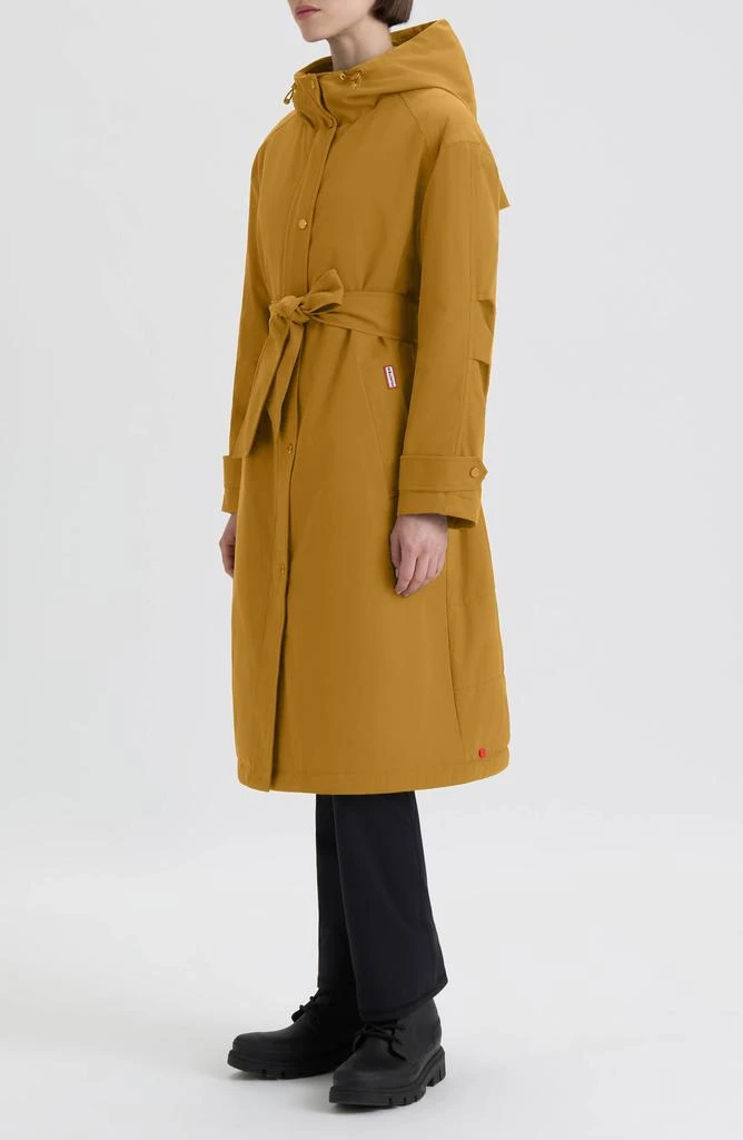 Hunter Violet Hooded Long Trench Coat 3