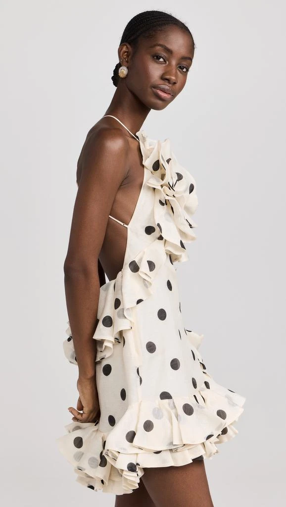 Zimmermann Crush Ruffle Halter Mini Dress 3