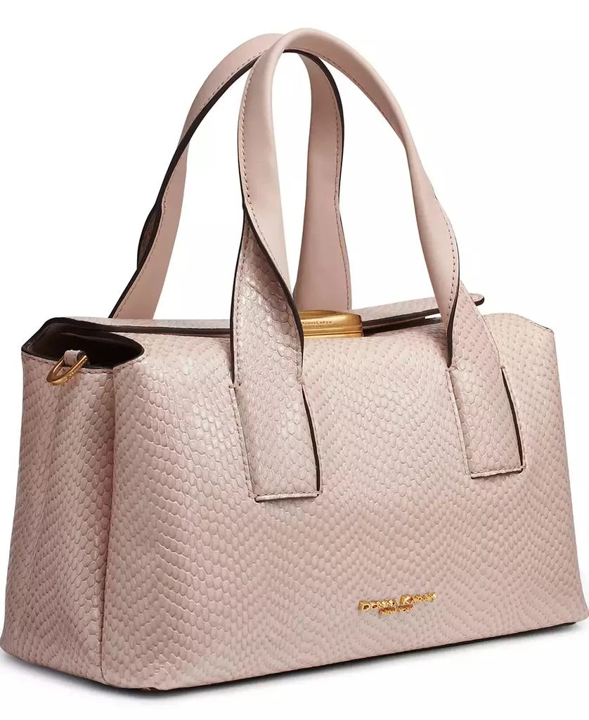 Donna Karan Magnetic Medium Amagansett Snake Satchel Bag 3