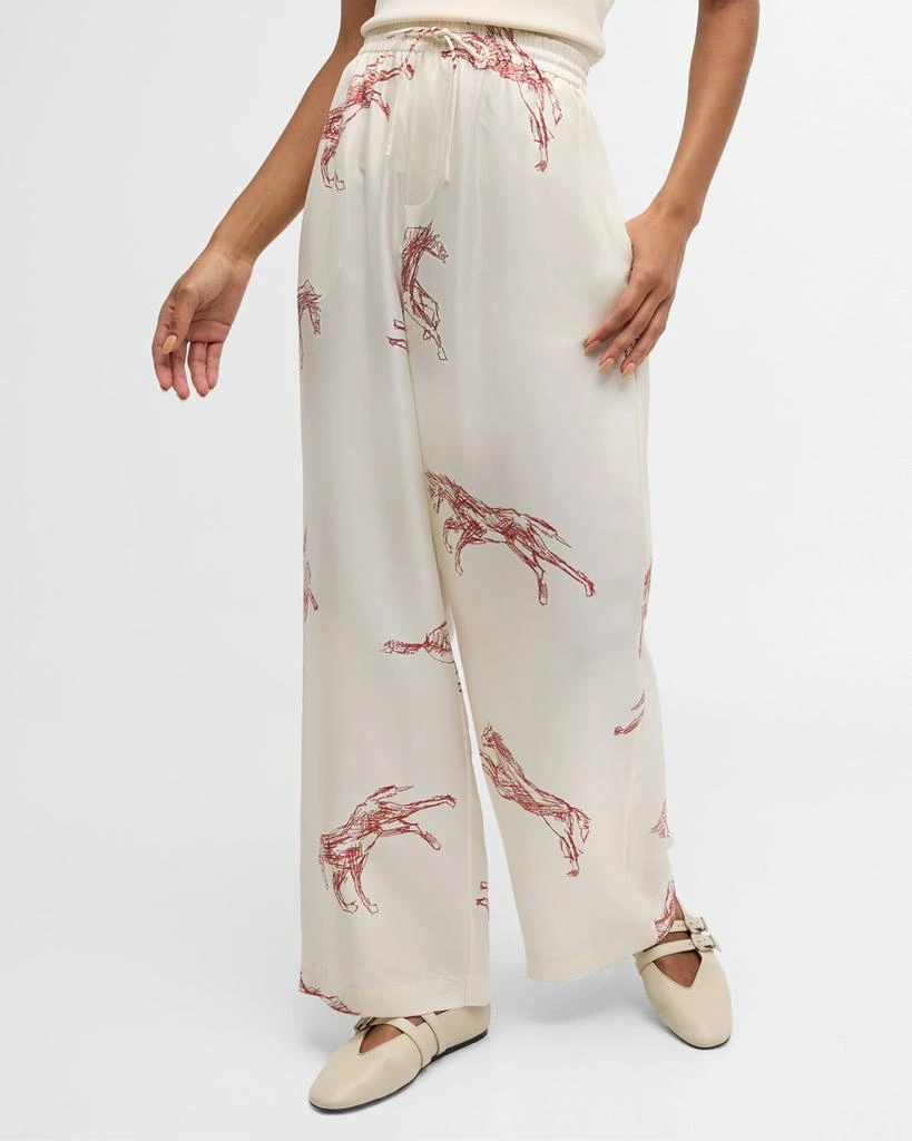 Rohe Drawstring Silk Ballpoint Horse Trousers 7