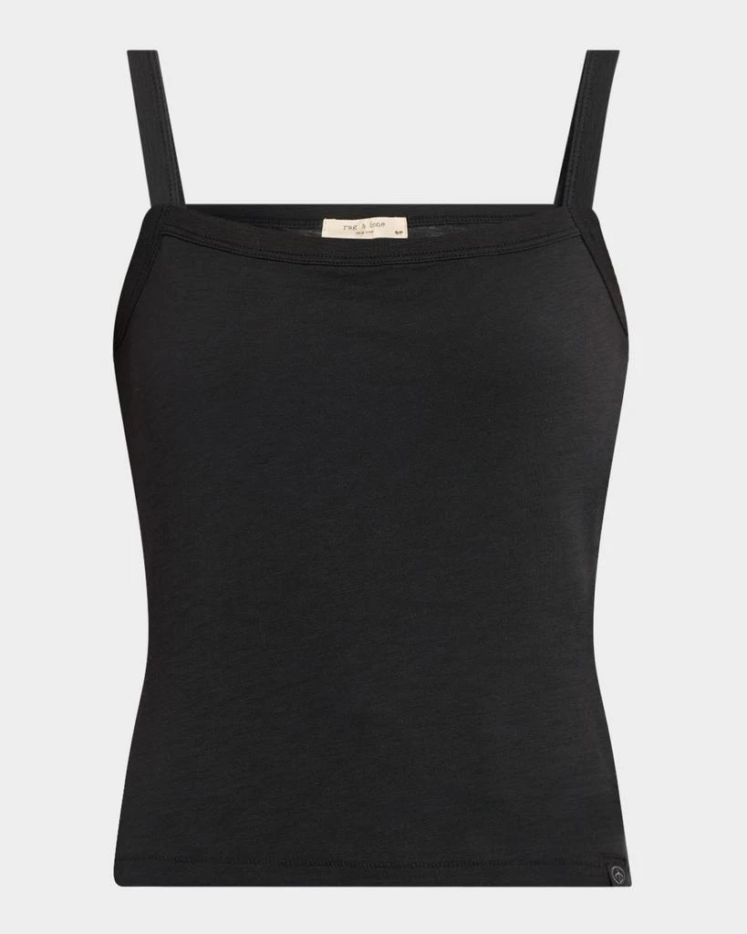 Rag & Bone The Slub Square-Neck Tank Top 1