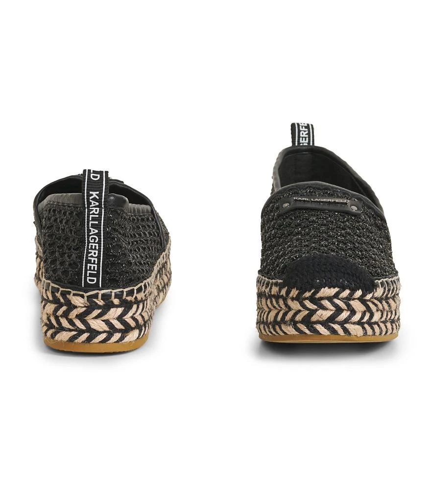 Karl Lagerfeld Paris CATHERINE WOVEN ESPADRILLE FLAT 5