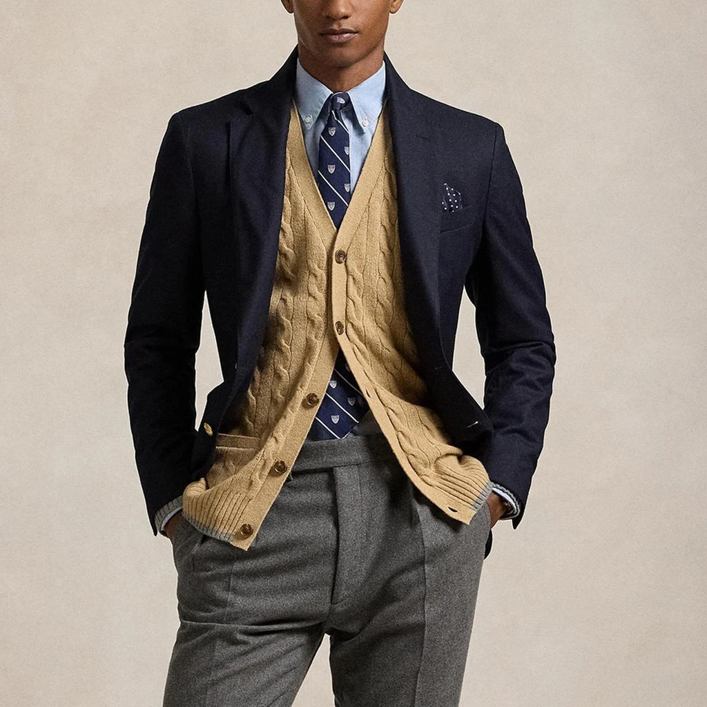 Ralph Lauren Polo Ralph Lauren Cable-Knit Cotton V-Neck Cardigan 4