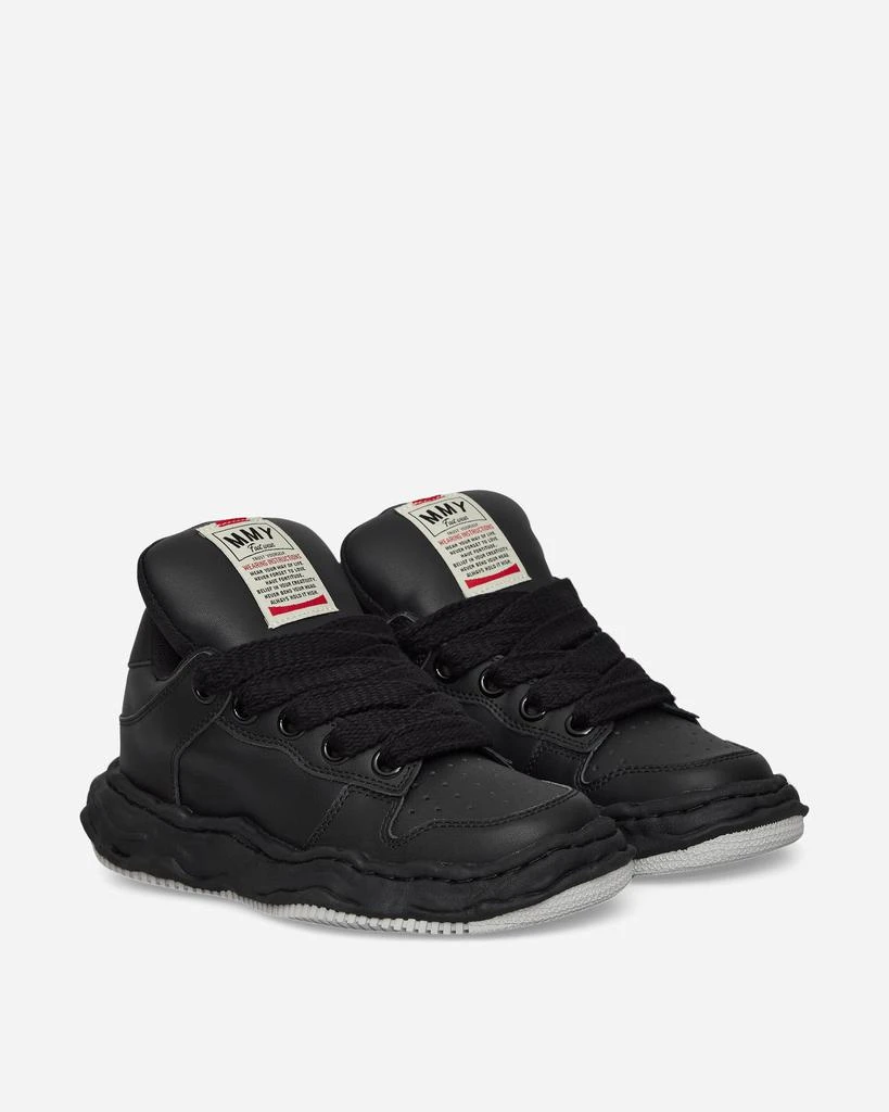 Maison MIHARA YASUHIRO Wayne Puffer OG Sole Leather Low Sneakers Black 2
