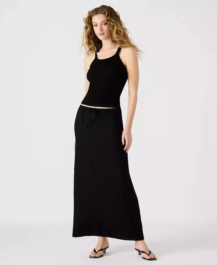 Steve Madden Women's Cadi Tie-Waist Maxi Skirt 1