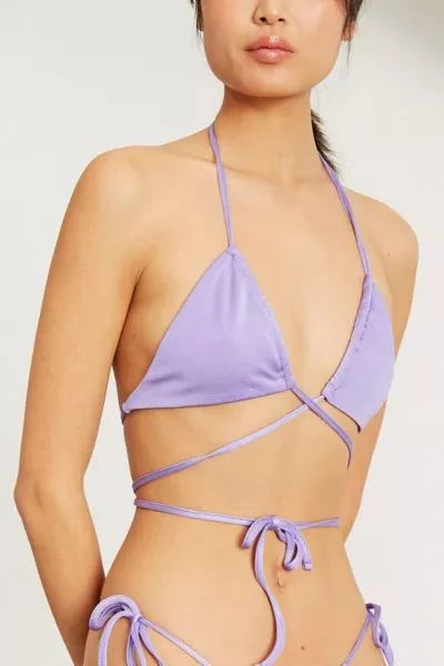 ALOHAS ALOHAS Palm Tree Glim String Bikini Top 2