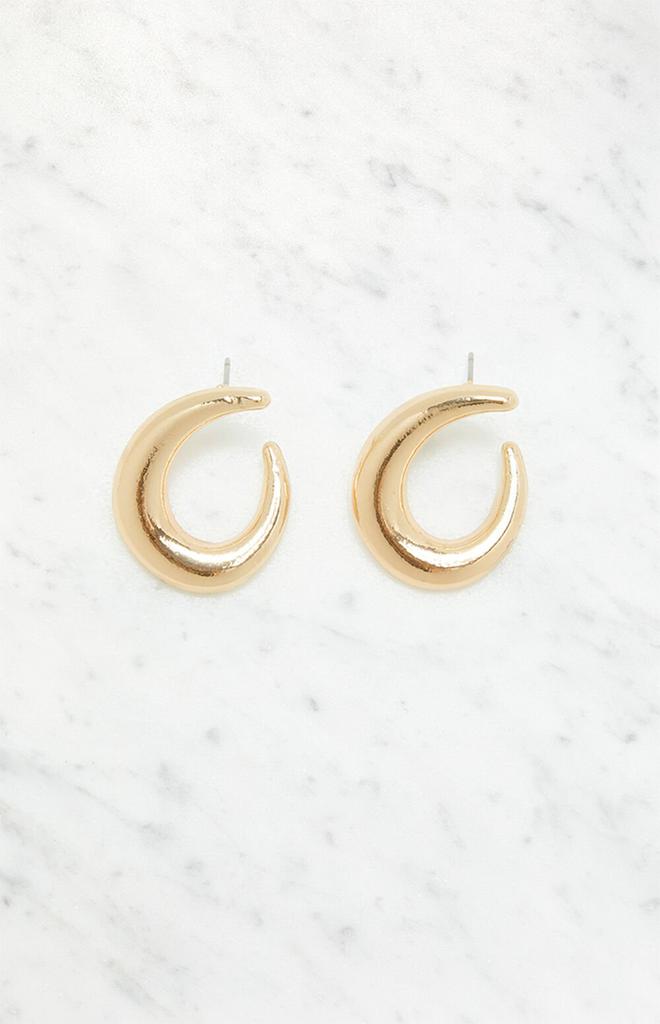 LA Hearts Spiral Hoop Earrings
