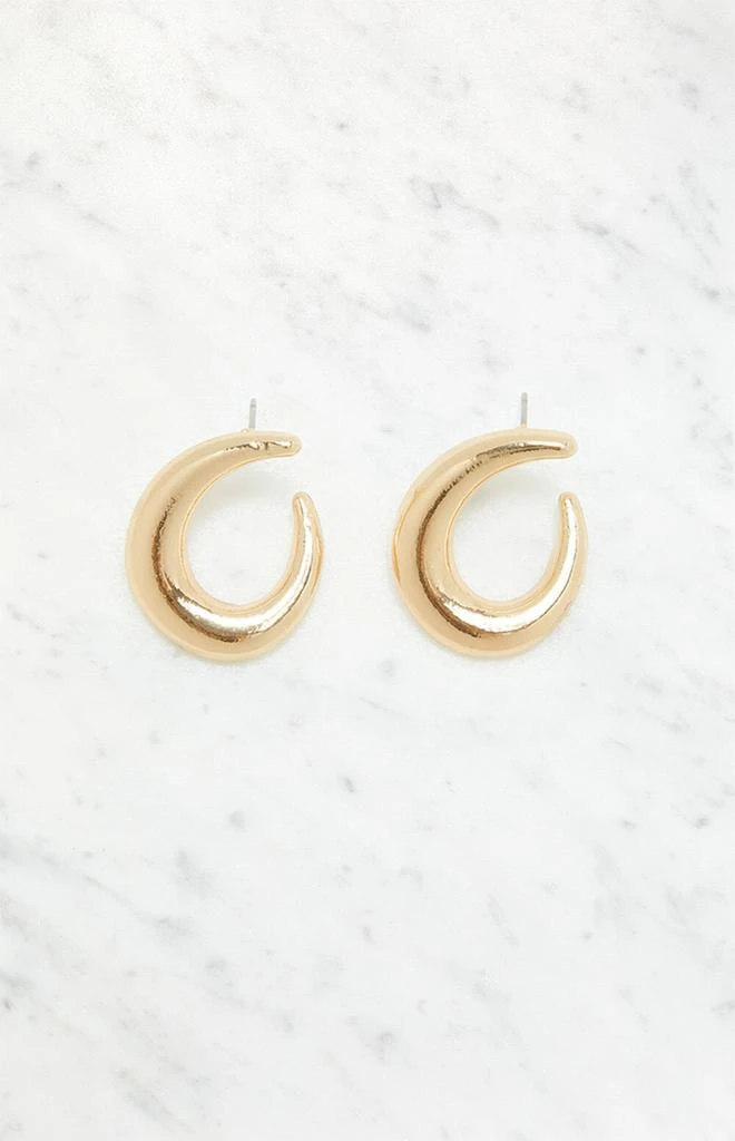 LA Hearts Spiral Hoop Earrings 1