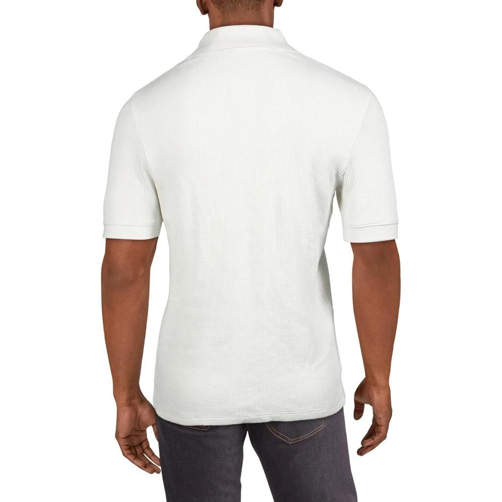 Vince Mens Textured Cotton Polo 2