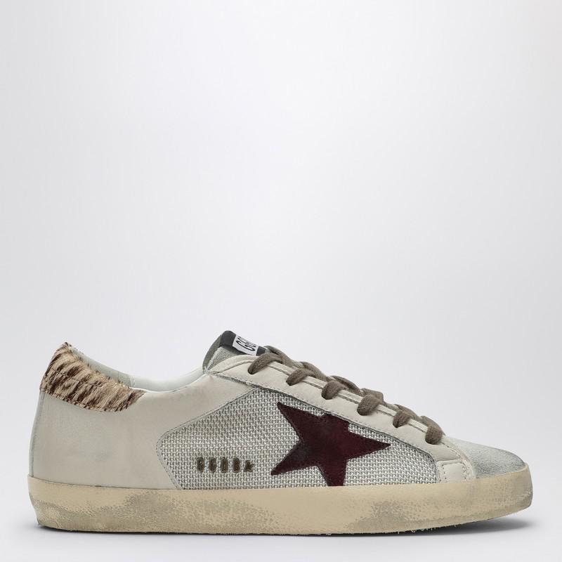 Golden Goose Super-star sneaker with pony skin insert